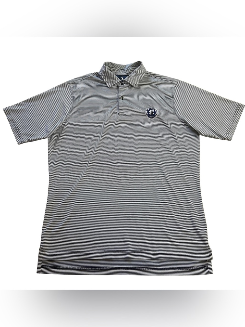 Fairway & Greene Forsyth Country Day Men Polo Shirt Golf Striped Winston-Salem S